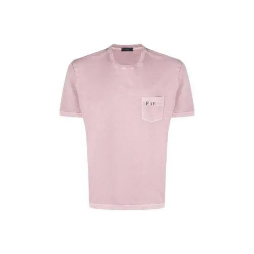 FAY T-Shirts Men Pink