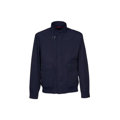 FAY Jackets Men Blue