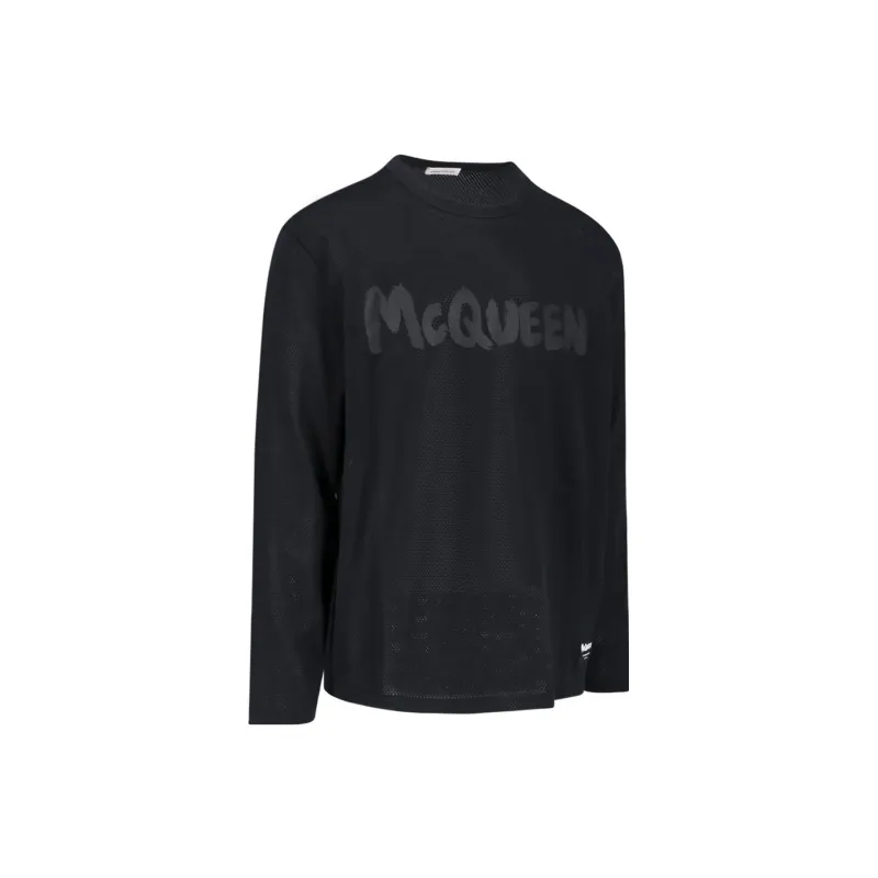 Alexander McQueen Long Sleeved Crewneck T Shirt-2