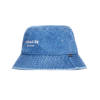 COACH Cotton Bucket Hats Women's Blue