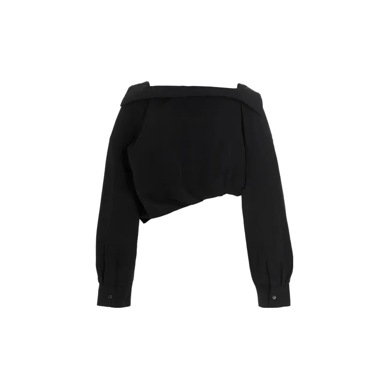 Jacquemus Crop Tops Women's Black-1