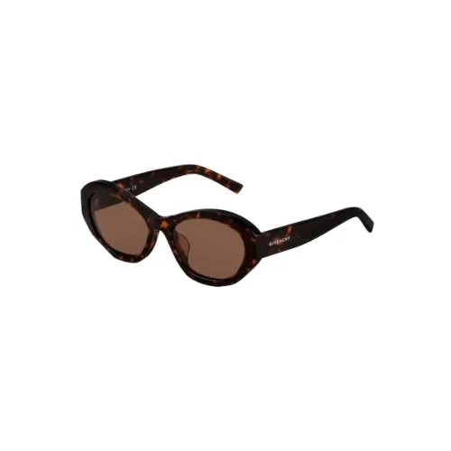 GIVENCHY Irregular Shape Sunglasses Women's Brown