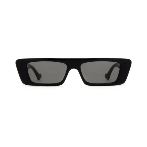 GUCCI Eyewear Logo-print Rectangle-frame Sunglasses