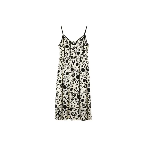 3COLOUR Slip Dresses Women's Black/White