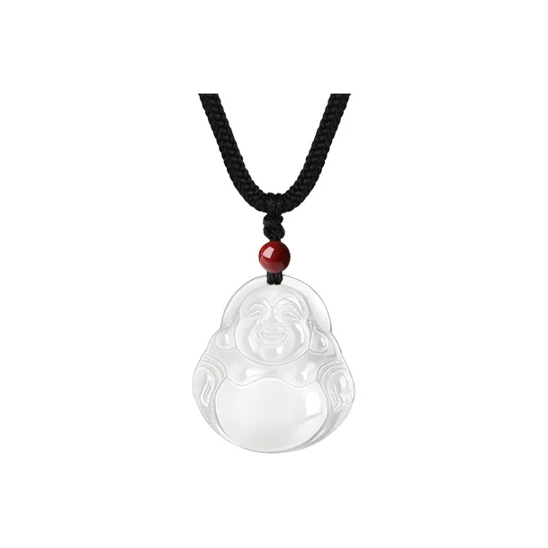 MOONS FAME Chalcedony Necklaces Unisex-4
