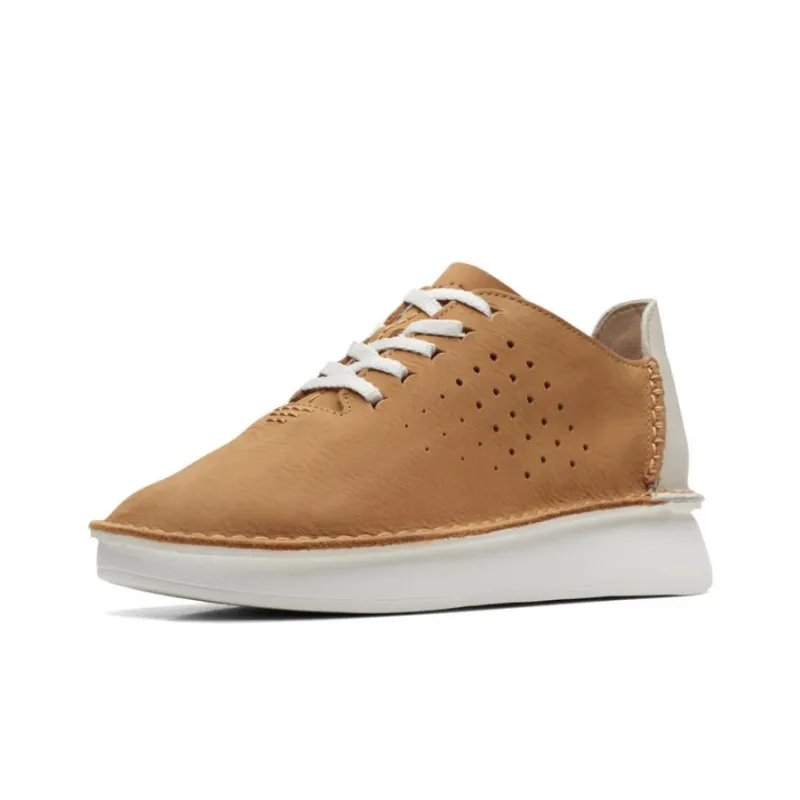 Clarks Low-Top Sports Casual Shoes Women's Khaki-1