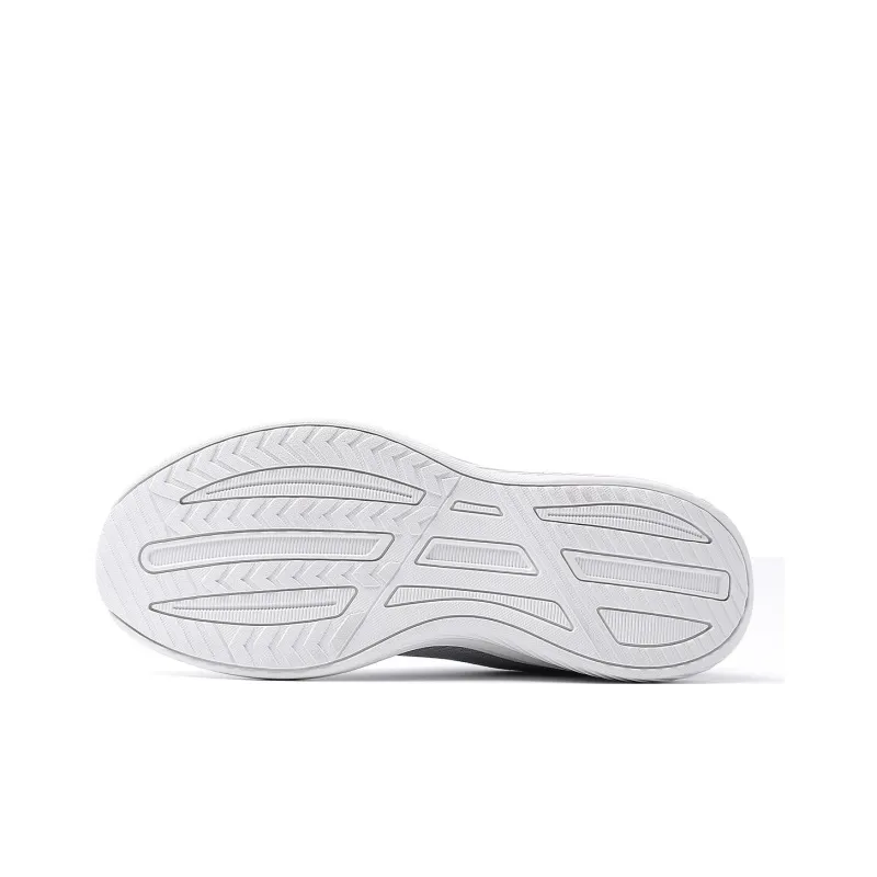 K bird Slip Resistant Breathable Lightweight Low Top Casual Running Shoes Men's Light Gray-3