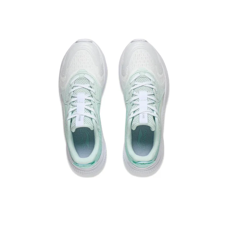 LiNing Liuyun Anti Slip And Wear Resistant Breathable Low Top Sports Casual Shoes Women's Blue White-3