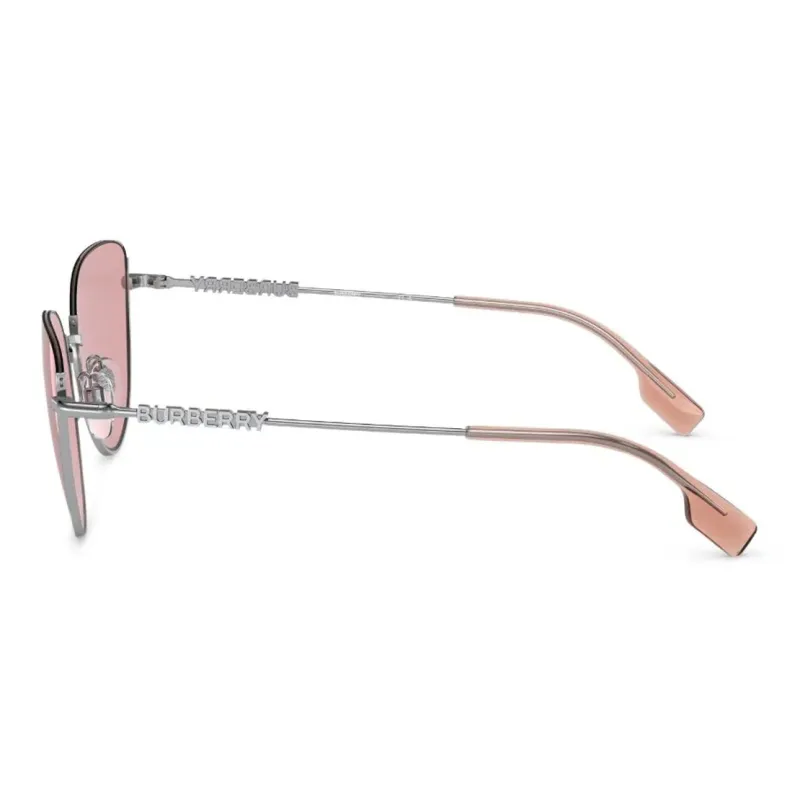 Burberry Alloy Irregular Shape Sunglasses Women's Silver-2