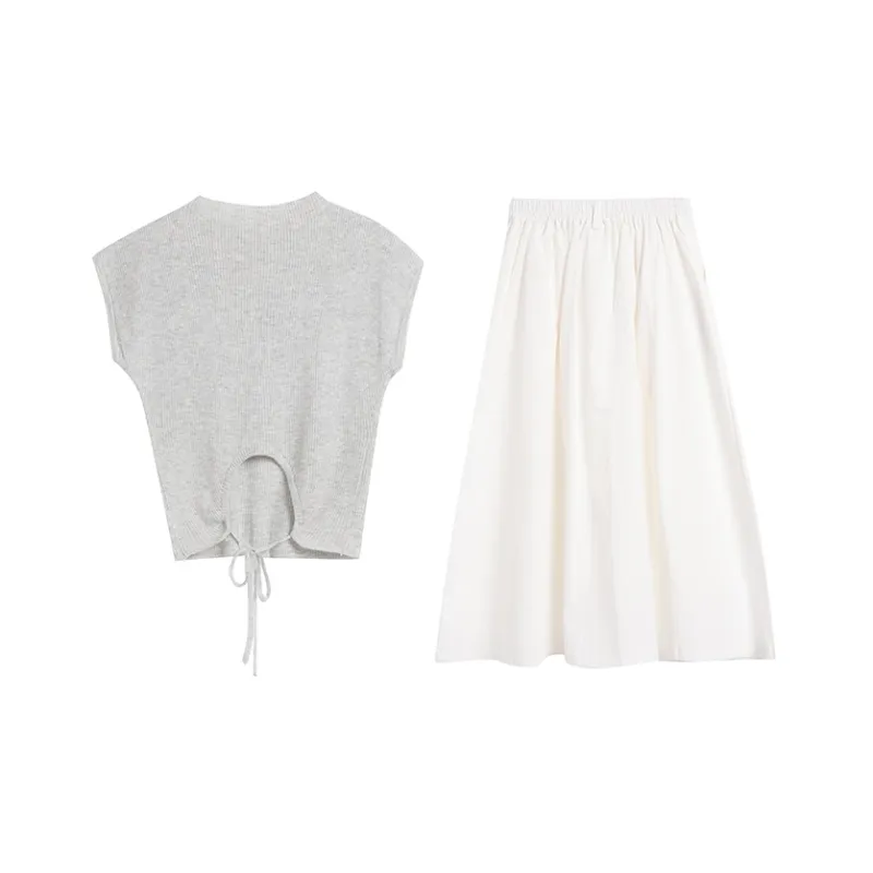 TWOPLUMGIRLS Two Piece Skirt Sets Women's-1