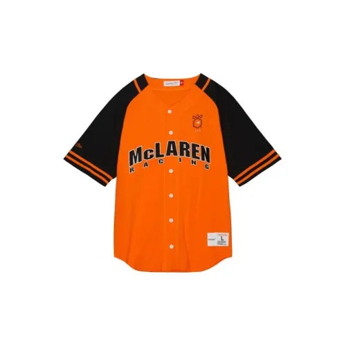 Mitchell Ness M&N X McLaren Co-branded Series Shirts Unisex Orange