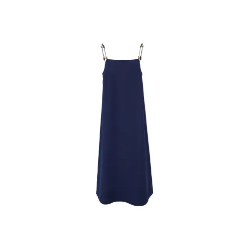 URBAN REVIVO Slip Dresses Women's Navy Blue