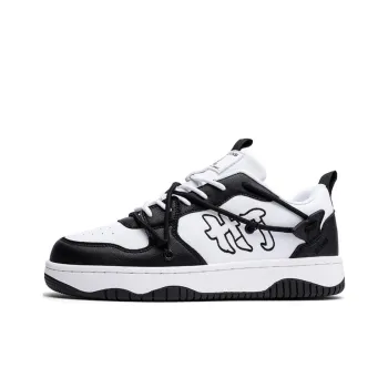 HLA JEANS Stylish Skateboarding Shoes Unisex Black White/White Gray/Beige Yellow