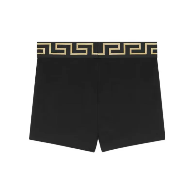 VERSACE Greca Border Trunks 'Black'-1