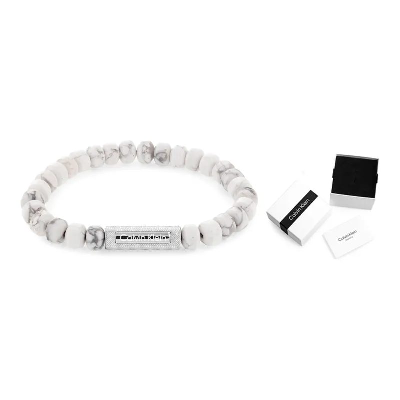 CK/Calvin Klein Marble Bracelets Men's Fortune Beaded Bracelet-2