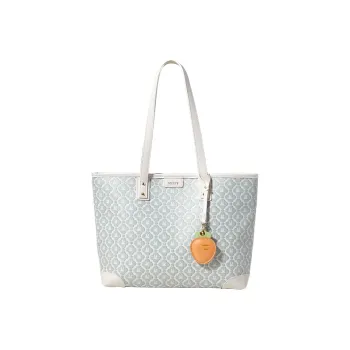 Miffy PU Leather Tote Bag Shopping Bag Shoulder Bags Women's Ecru/Pink