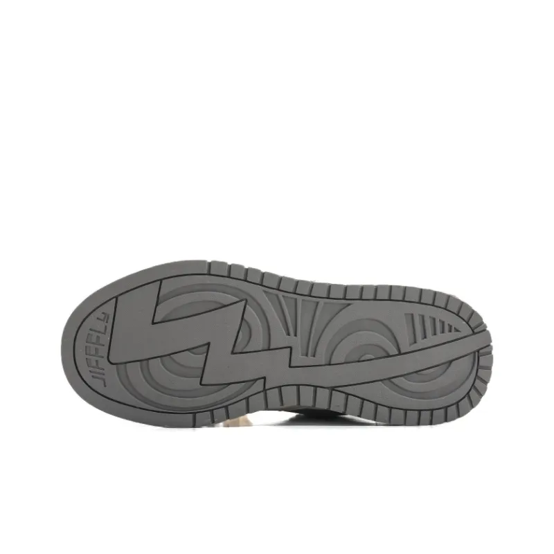 Jifffly Low Top Skateboard Shoes Unisex Light Gray-5