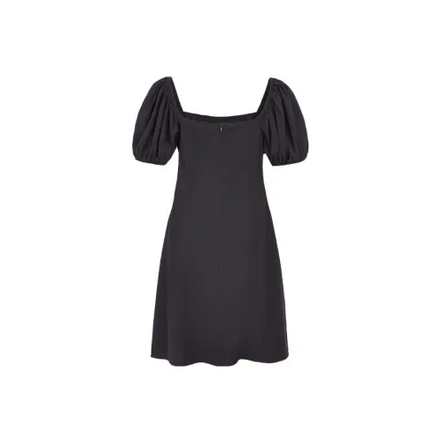 URBAN REVIVO Short-Sleeved Dresses Women's Jet Black