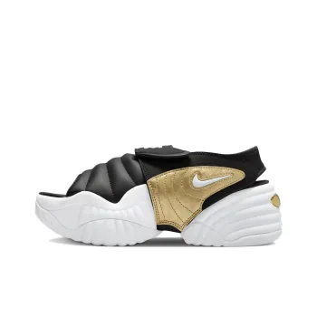 Nike Air Adjust Force Sandal Black Metallic Gold Women's