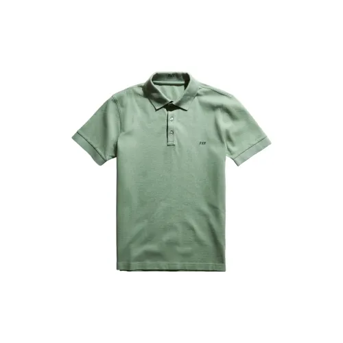 FAY Polo Shirts Men Green