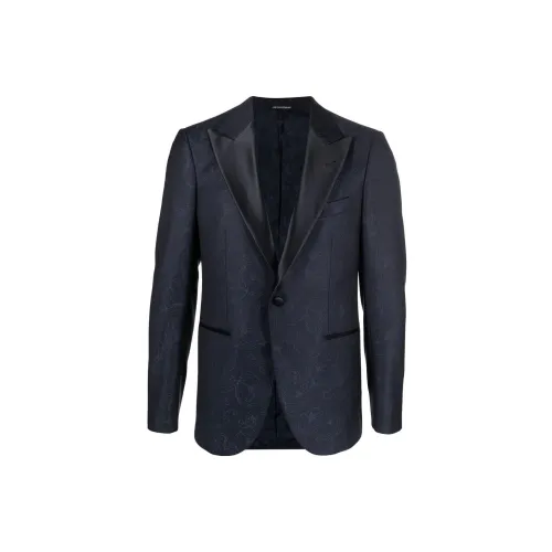 EMPORIO ARMANI Floral-pattern Single Breasted Blazer