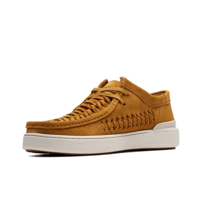 Clarks Stylish Skateboarding Shoes Men's Yellow-1