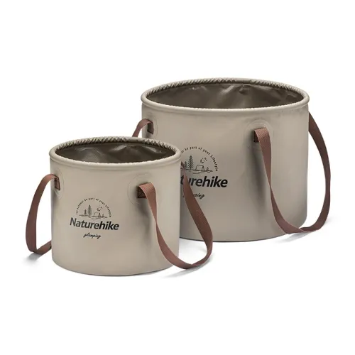 NATUREHIKE Outdoor Water Equipment Bucket 10L 20L PVC Polypropylene