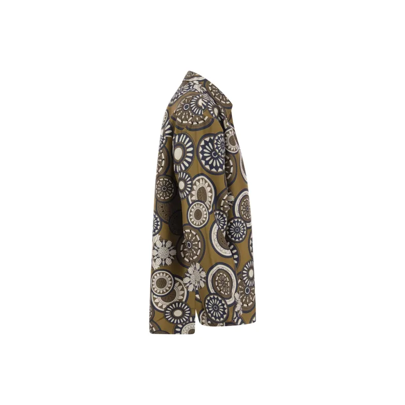 'S MAX MARA Reversible Pattern Printed Shirt-2