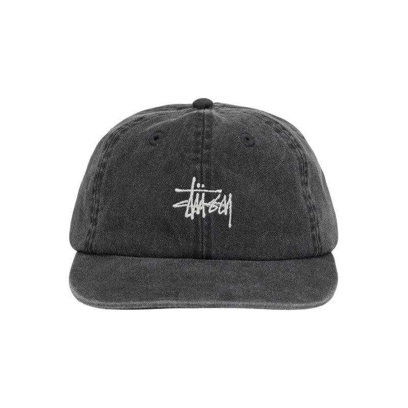 Stussy Cotton Baseball Caps Unisex Dark Gray-1