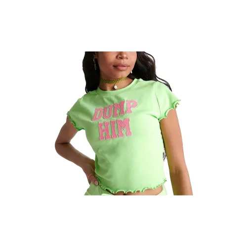 JUICY COUTURE Crop Tops Women's Green