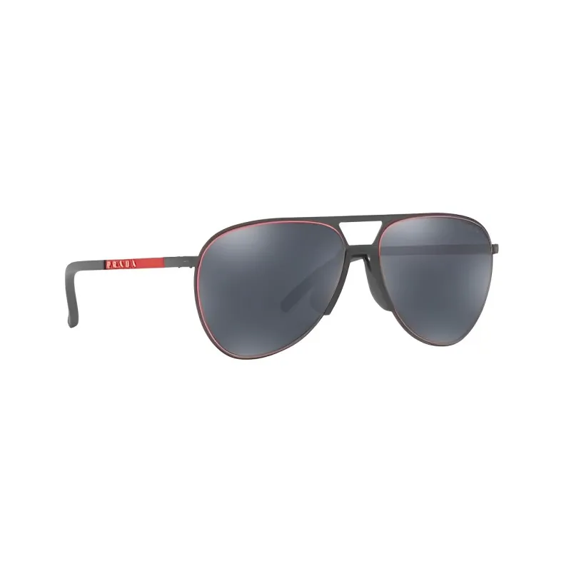 PRADA Injection Molding Aviator Sunglasses Men's Black-0