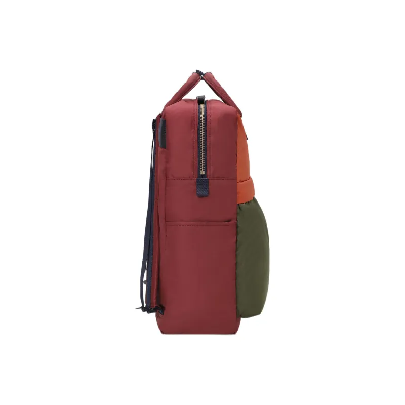 MARNI Cotton With Nylon Backpack Men's Olive Green/Red/Orange-1