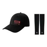 Black Hats & Caps+Black Cooling Arm Sleeves