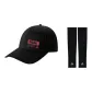 Black Hats & Caps+Black Cooling Arm Sleeves