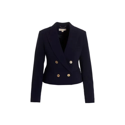 MICHAEL KORS Cropped Coats Women's Blue