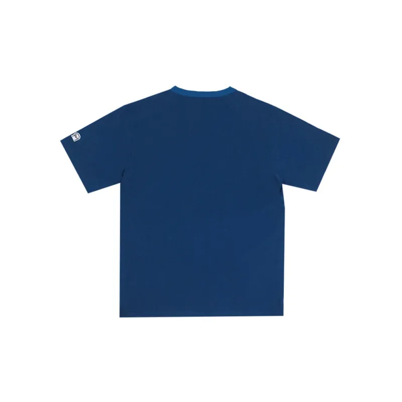 Black Cat Pixel T Shirts Unisex Fjord Blue-1