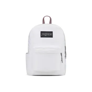 JanSport Fabric Laptop Backpack Medium Size Unisex Milk White