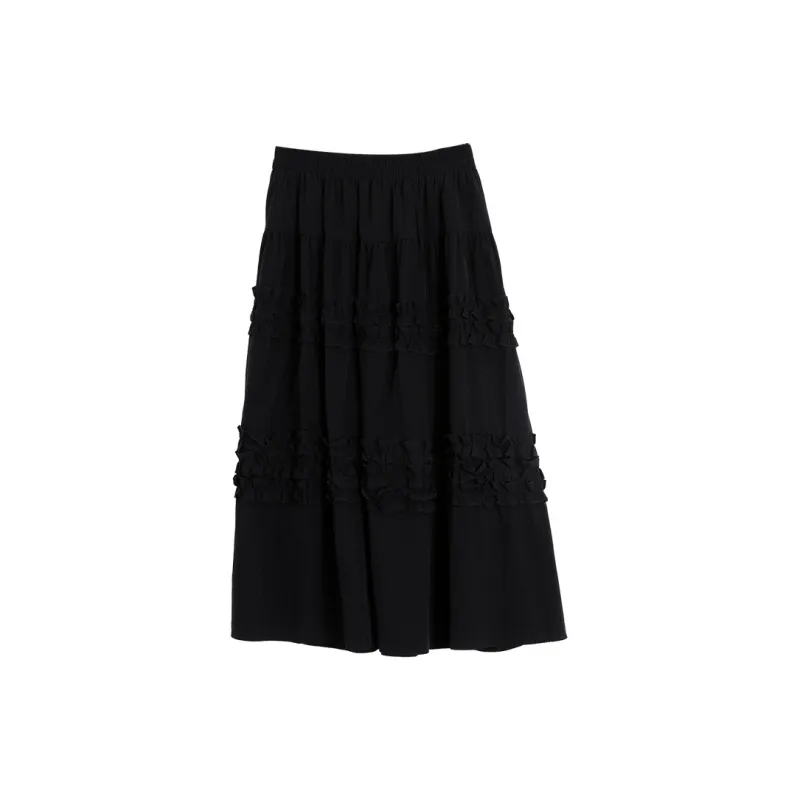 SETIROM Casual Long Skirt Women's-5