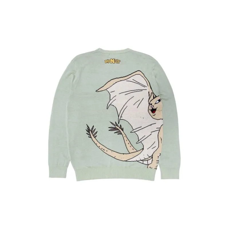 RIPNDIP Sweaters Men Yellow Green-1