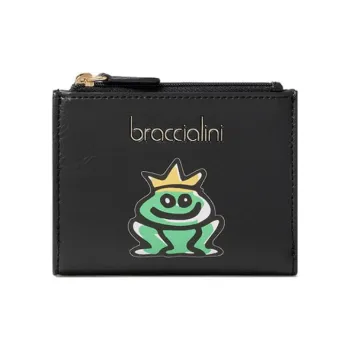 Braccialini PU Wallets Coin Purses Women's Black