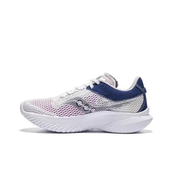 Saucony Kinvara 14 Low Top Casual Running Shoes Women's White Blue