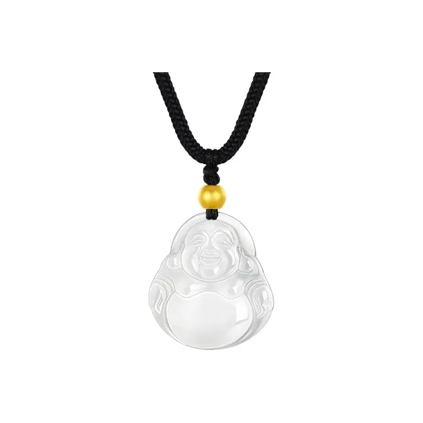 MOONS FAME Chalcedony Necklaces Unisex-0