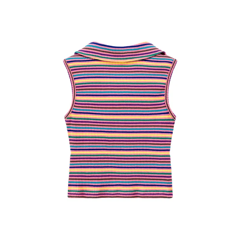 CHUU Tank Tops Women's Rainbow Stripes-1