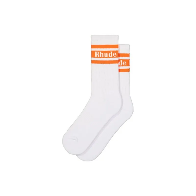 RHUDE Men Knee-high Socks-0