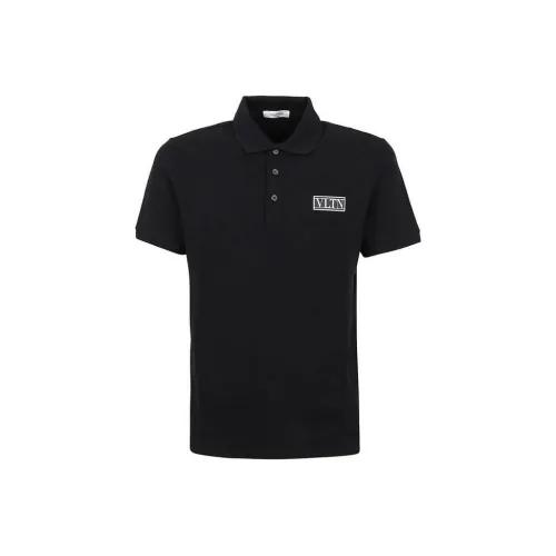 Valentino Polo Shirts Men Black