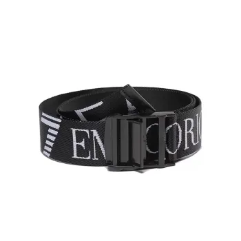 EMPORIO ARMANI Logo print Buckled Belt