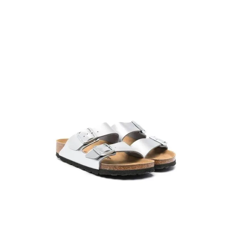 Birkenstock Kids Metallic Pool Slides-2