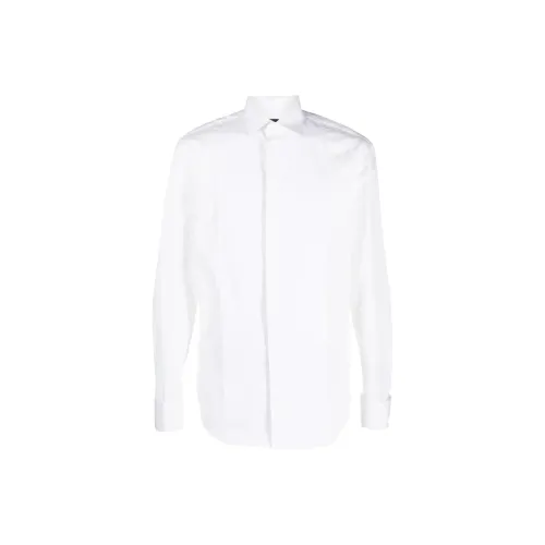 EMPORIO ARMANI Long-sleeve Cotton Shirt