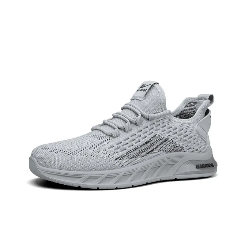 Warrior Running Shoes Low Top Sports Casual Shoes Men's Gray-1