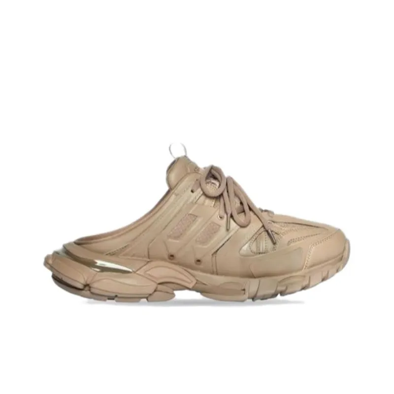 Balenciaga Closed Toe Slippers Women's Brown-1